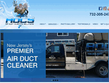 Tablet Screenshot of airductcleaningsolutions.com